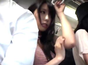 有村千佳｜ミニスカOL×満員バス痴漢｜可愛い娘と密着して勃起しちゃちゃった俺。我慢できないので、濡れ濡れまんこに挿入してしまい・・・