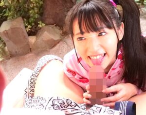 温泉宿×ひよこ少女×誘惑SEX｜アウロリ娘が中年オジサンにSEX懇願。デカチン挿入して幼い膣穴にドクドク種付け