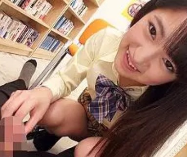 渚みつき｜小悪魔ひよこ少女×誘惑×図書室フェラ｜M男のちんぽを美味しくペロちゃんするSSS級ロリJK